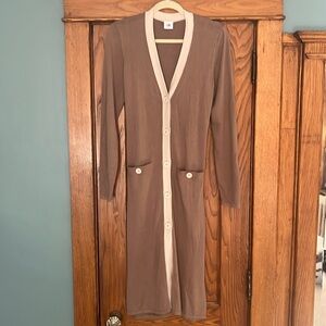 Cabi sweater cardigan, duster/dress